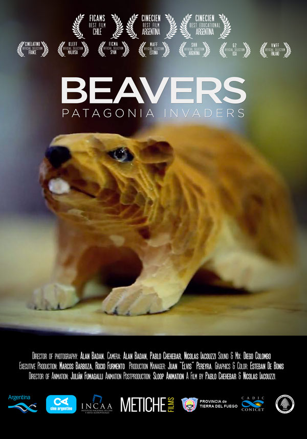 Beavers. Patagonia Invaders Documentary film poster