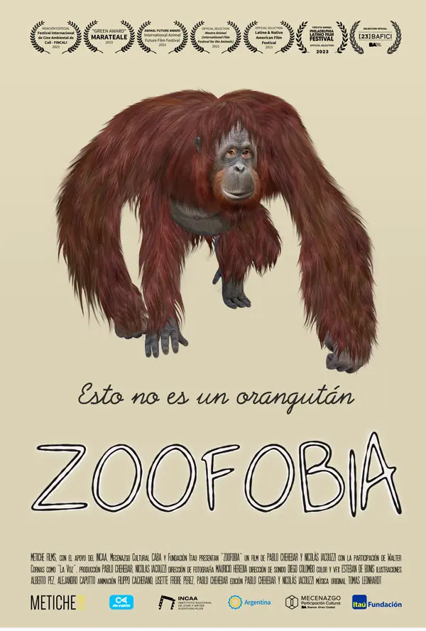 Un dibujo muestra a Sandra, la orangutana declarada Persona No humana